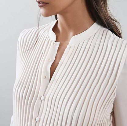 Reiss SYLVAN Pleated Shirt Dress - Size 6