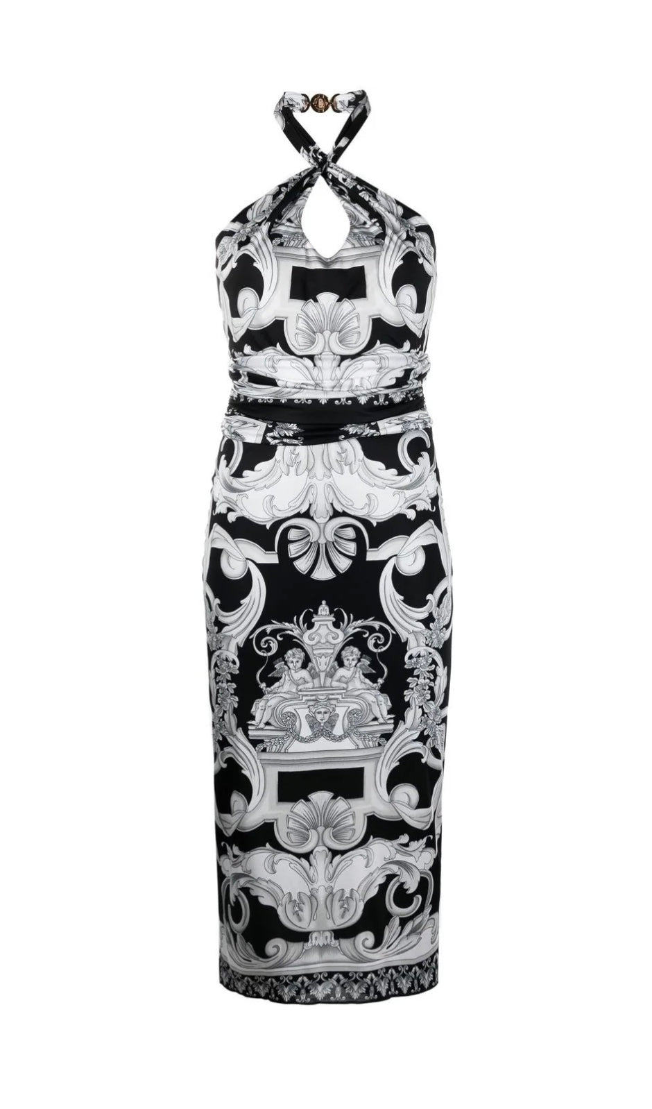 Barocco Halter Dress - Size IT40