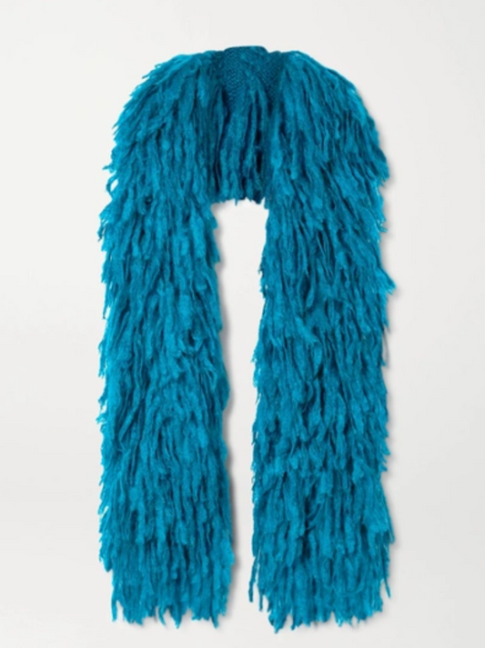 Dries Van Noten Boa Style Scarf