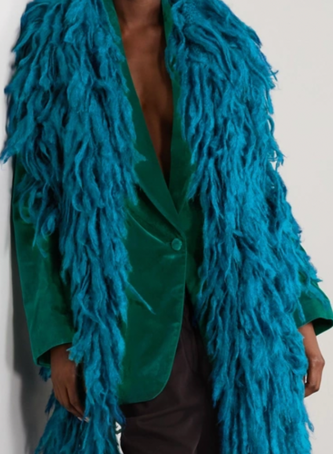 Dries Van Noten Boa Style Scarf