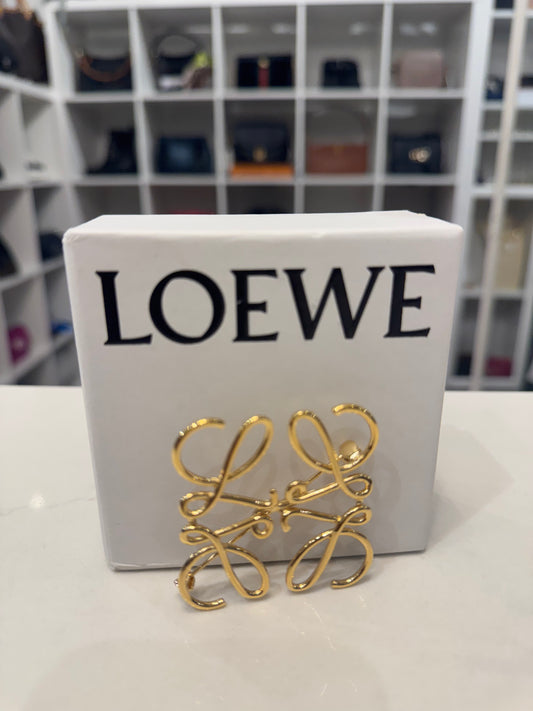 LOEWE Anagram Brooch