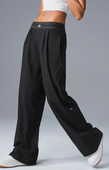 ALO Black Suit Up Trouser (long) size S