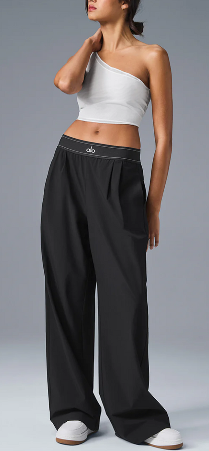 ALO Black Suit Up Trouser (long) size S