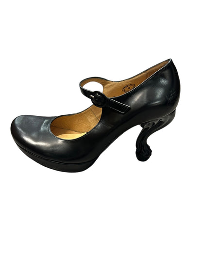 JOHN FLUEVOG Black Mary Jane Heels - Size 9