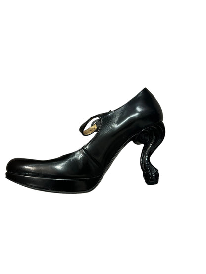 JOHN FLUEVOG Black Mary Jane Heels - Size 9