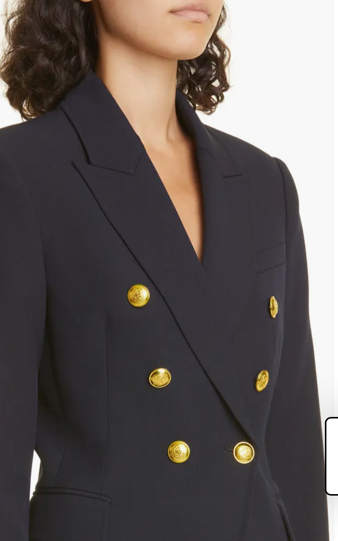 New* A.L.C Navy Chelsea Blazer - Size 8