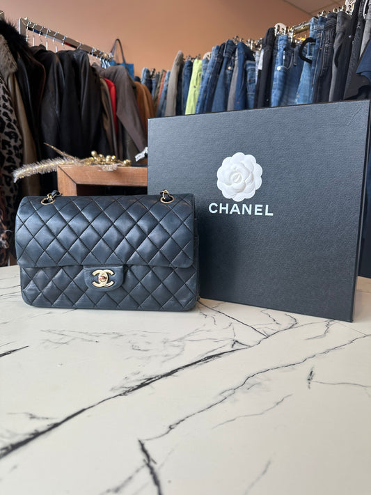 Chanel Quilted Lambskin Medium Classic Double Flap Gold Hardware, 2005-2006