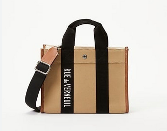Rue de Verneuil Traveller Canvas Logo Tote