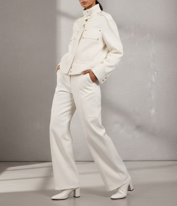 TOM FORD Cream Bomber Jacket - Size 36