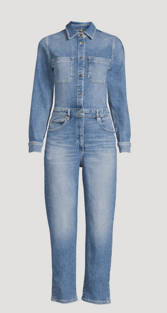 New* DL1961 Freja Denim Jumpsuit - Size S