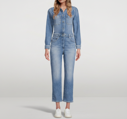 New* DL1961 Freja Denim Jumpsuit - Size S