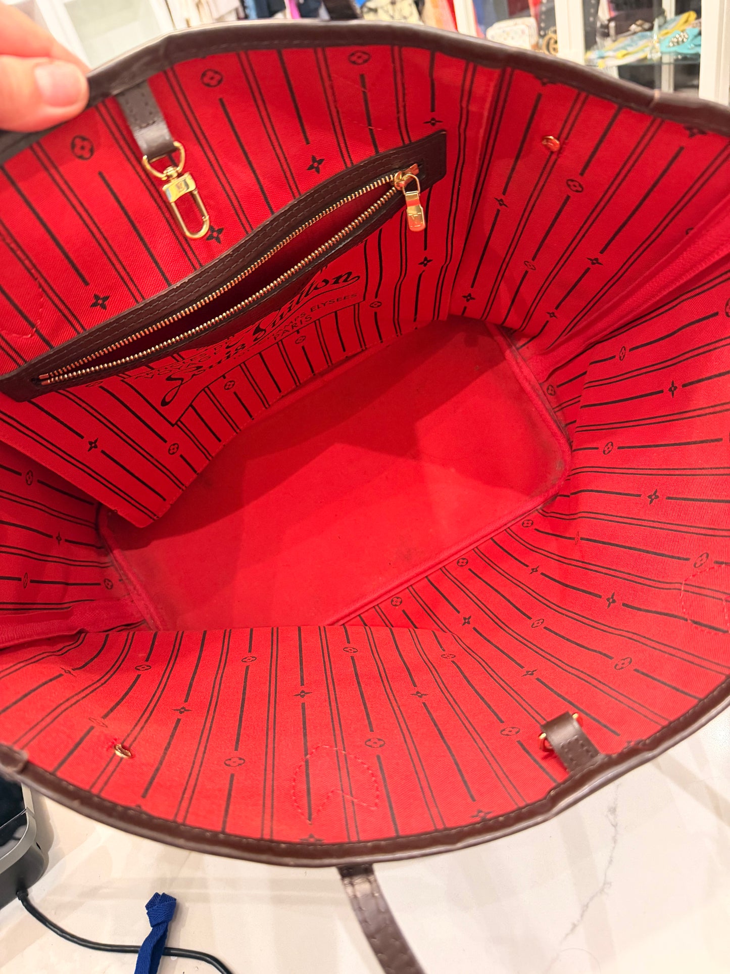 Louis Vuitton Damier Ebene Neverfull MM