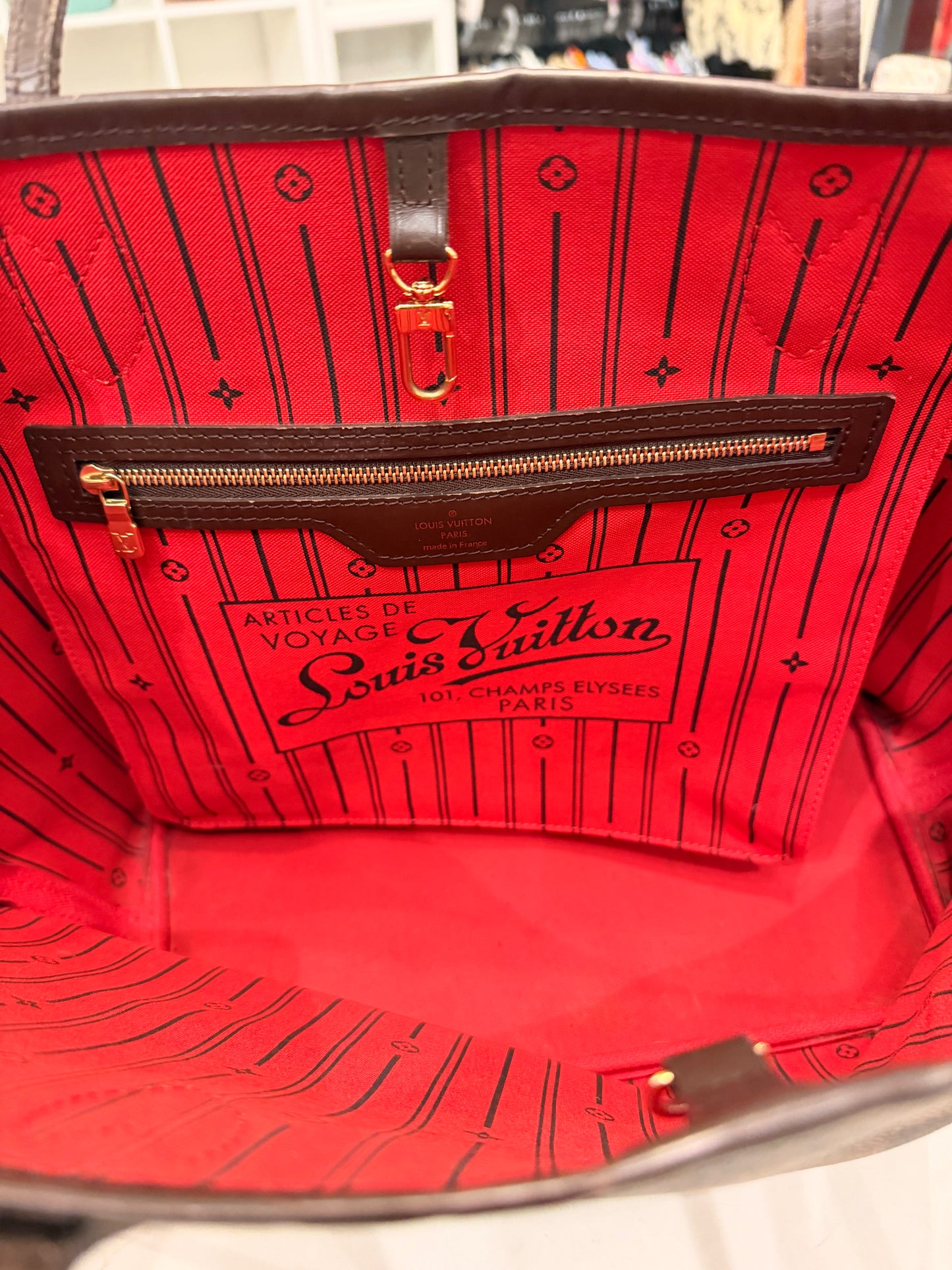 Louis Vuitton Damier Ebene Neverfull MM