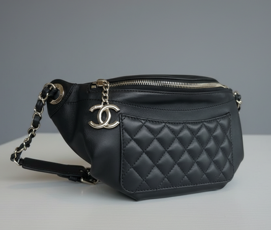 CHANEL Quilted Calfskin Belt Bag