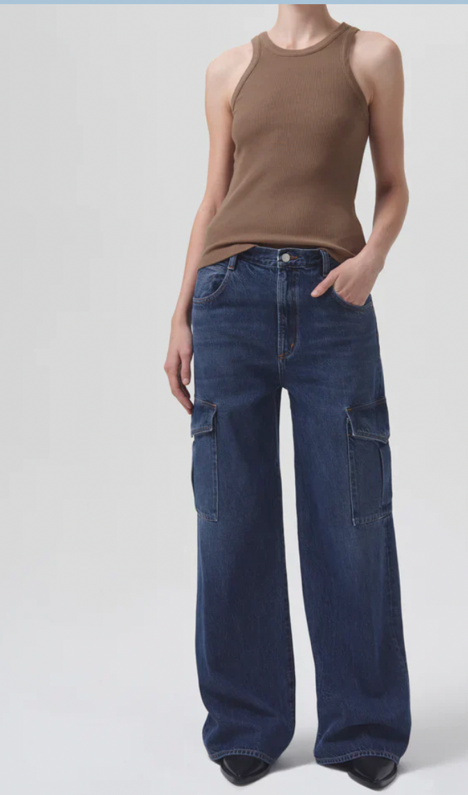 New* AGOLDE Minka Cargo Jeans - size 28