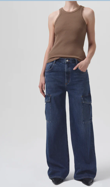 New* AGOLDE Minka Cargo Jeans - size 28