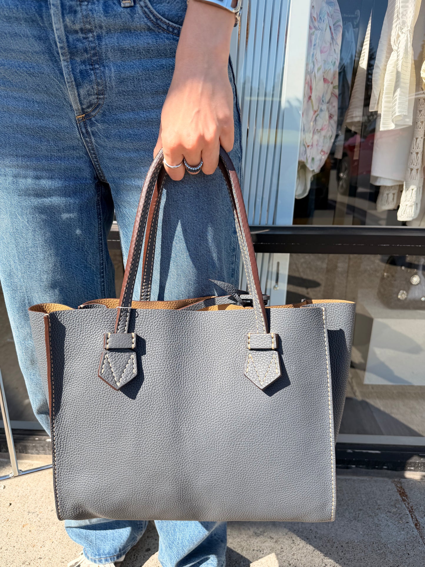 MOREAU Bregancon tote with Pochette