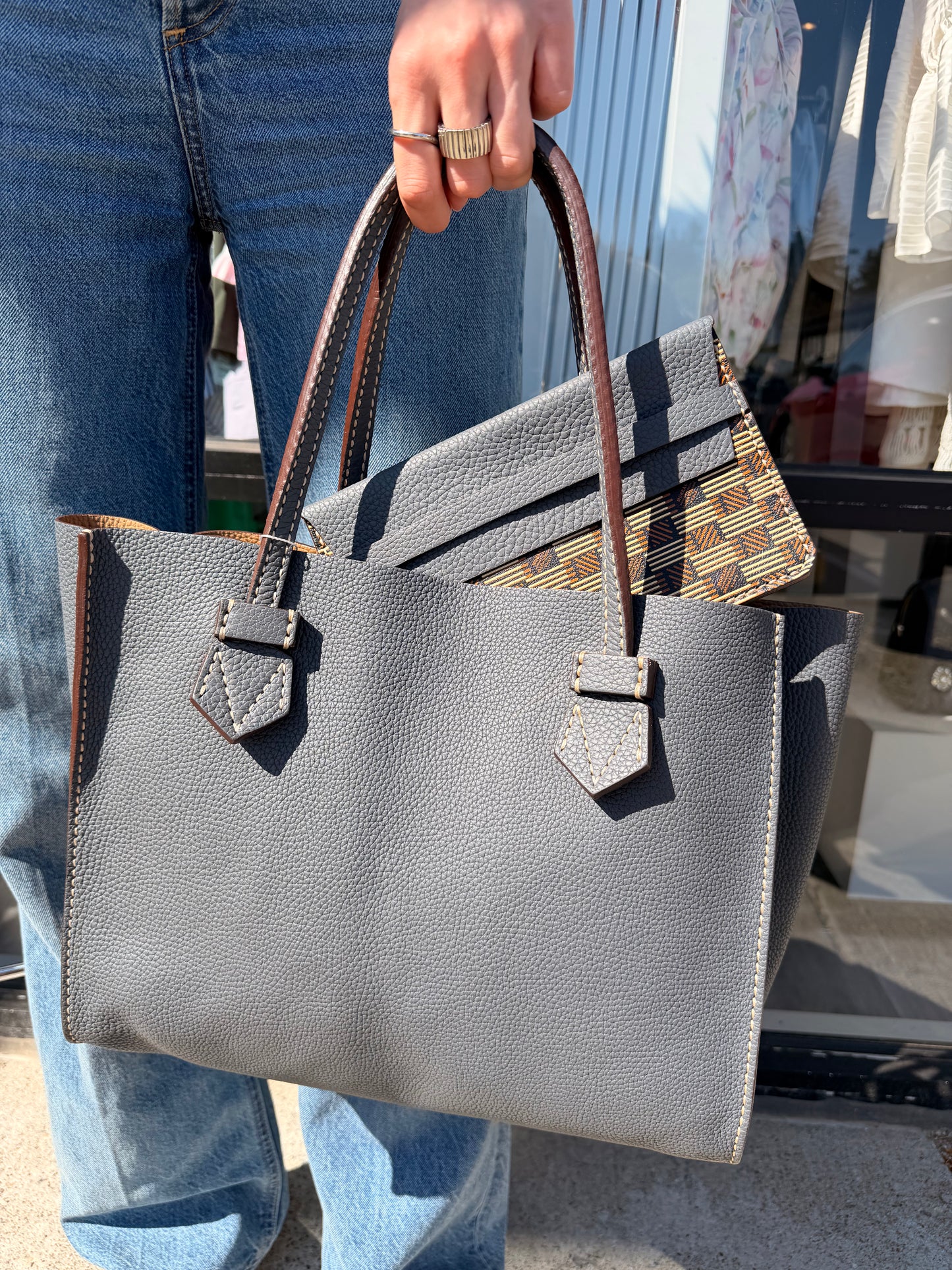 MOREAU Bregancon tote with Pochette