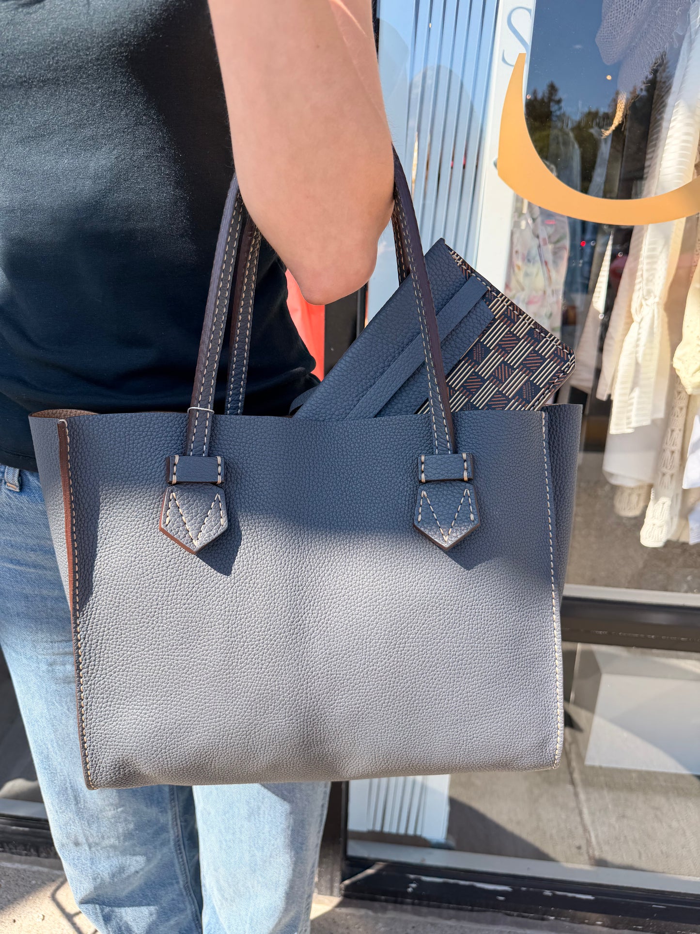 MOREAU Bregancon tote with Pochette