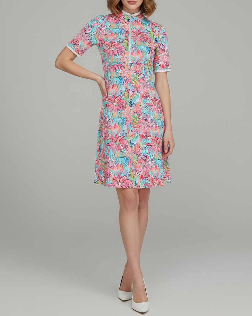 New* Dolcezza Zip Dress - Size L