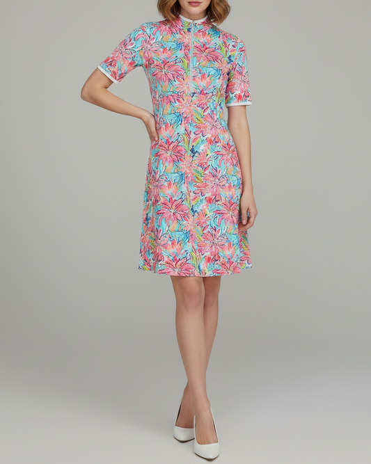 New* Dolcezza Zip Dress - Size L