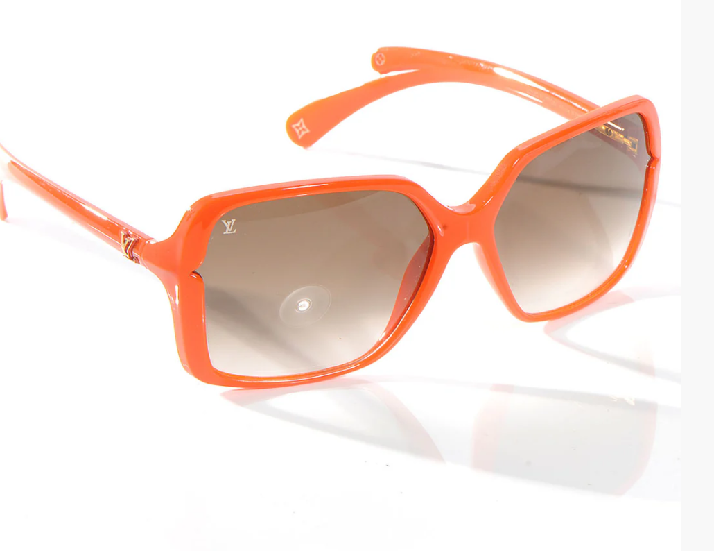 LOUIS VUITTON Flore Carre Sunglasses Orange