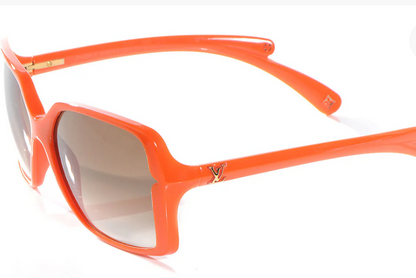 LOUIS VUITTON Flore Carre Sunglasses Orange