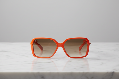 LOUIS VUITTON Flore Carre Sunglasses Orange