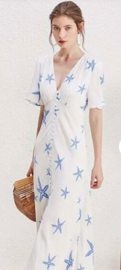 New* RIXO Starfish Dress - Size L