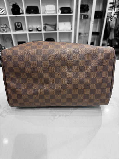 LOUIS VUITTON Damier Ebene Speedy 30