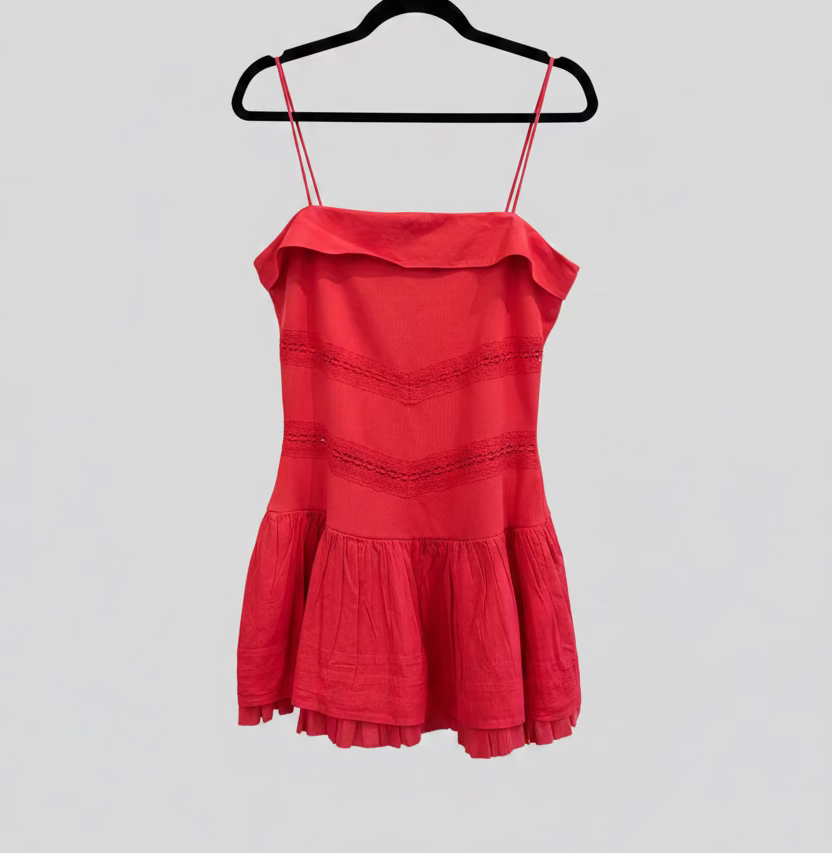 New* FREE PEOPLE Bliss Beauty Mini Dress - Size M