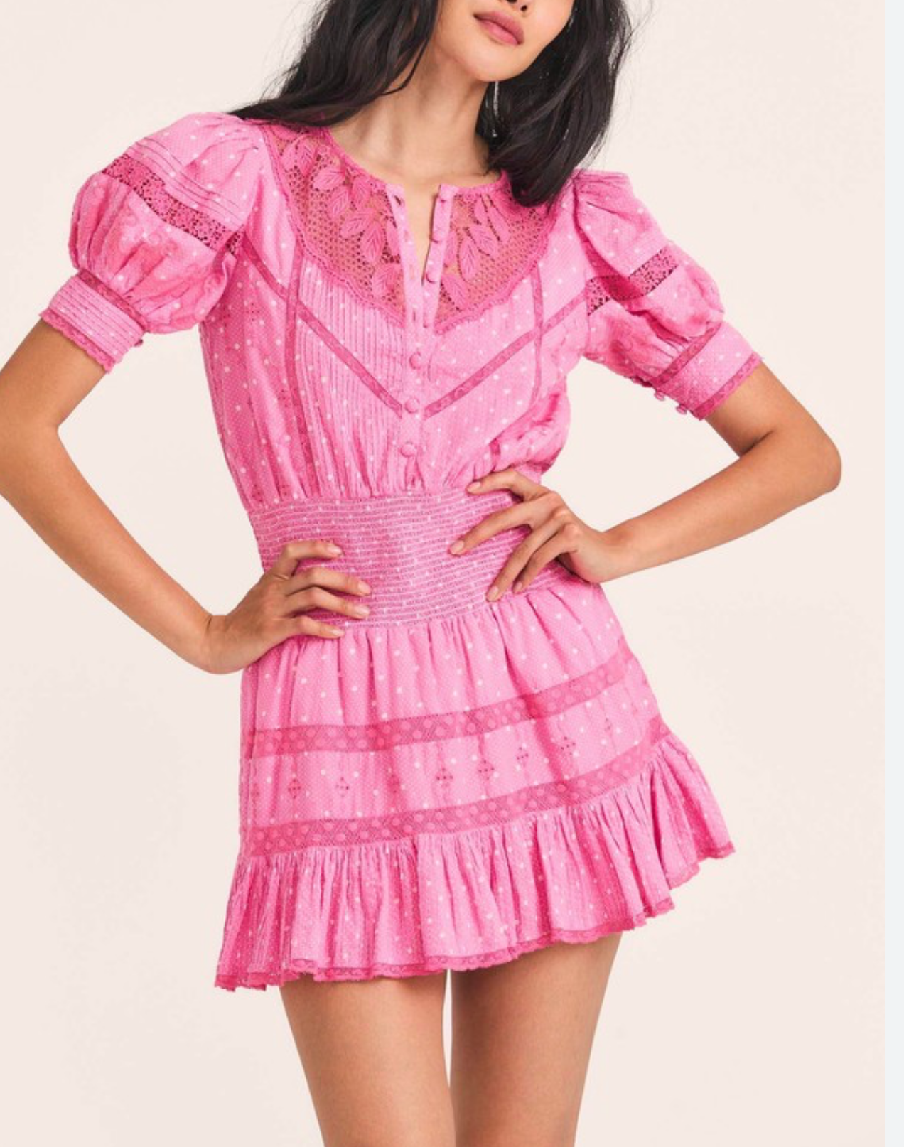 LoveShackFancy Mini Dress - Size M