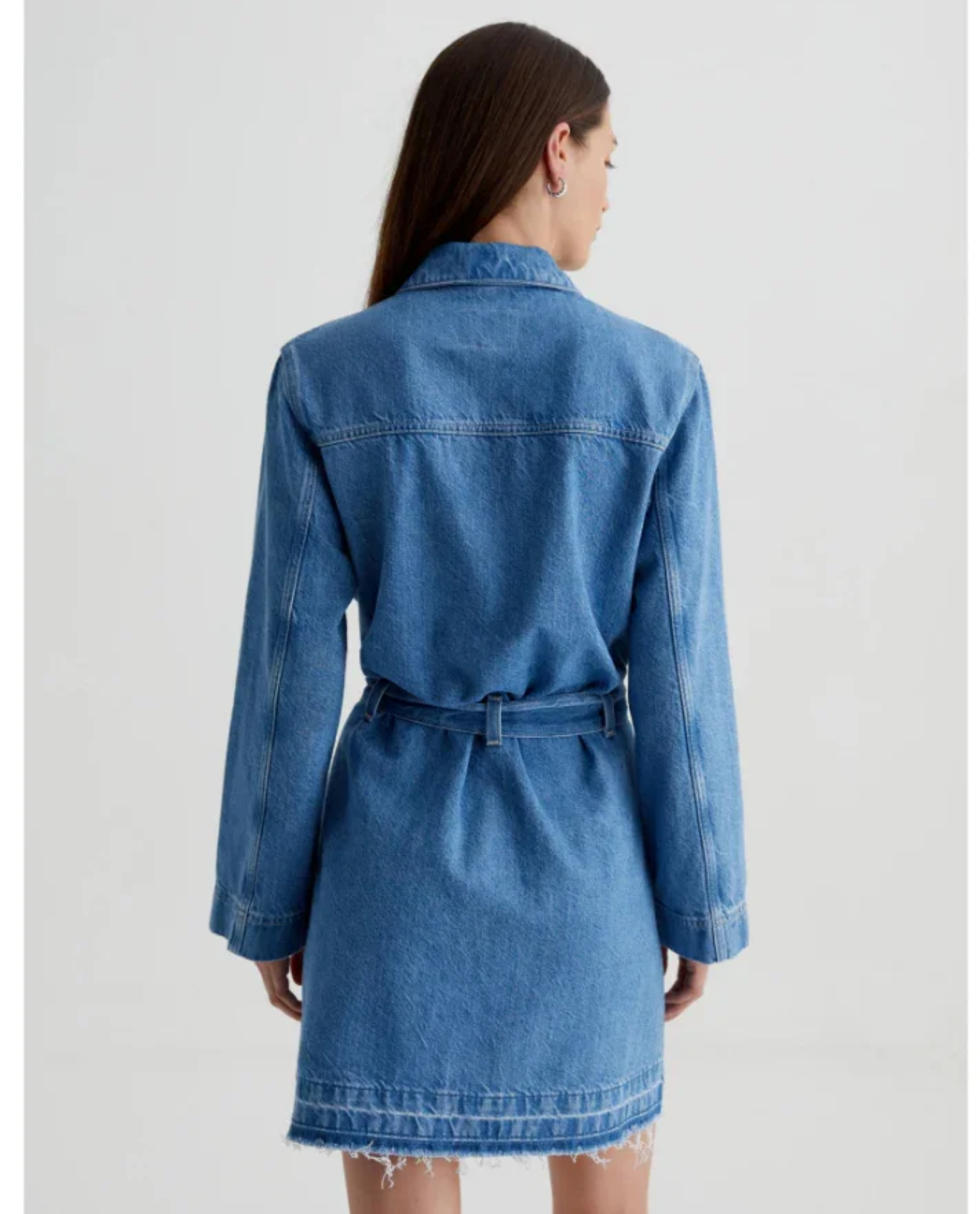 AG Denim Mini Shirt Dress - Size XS