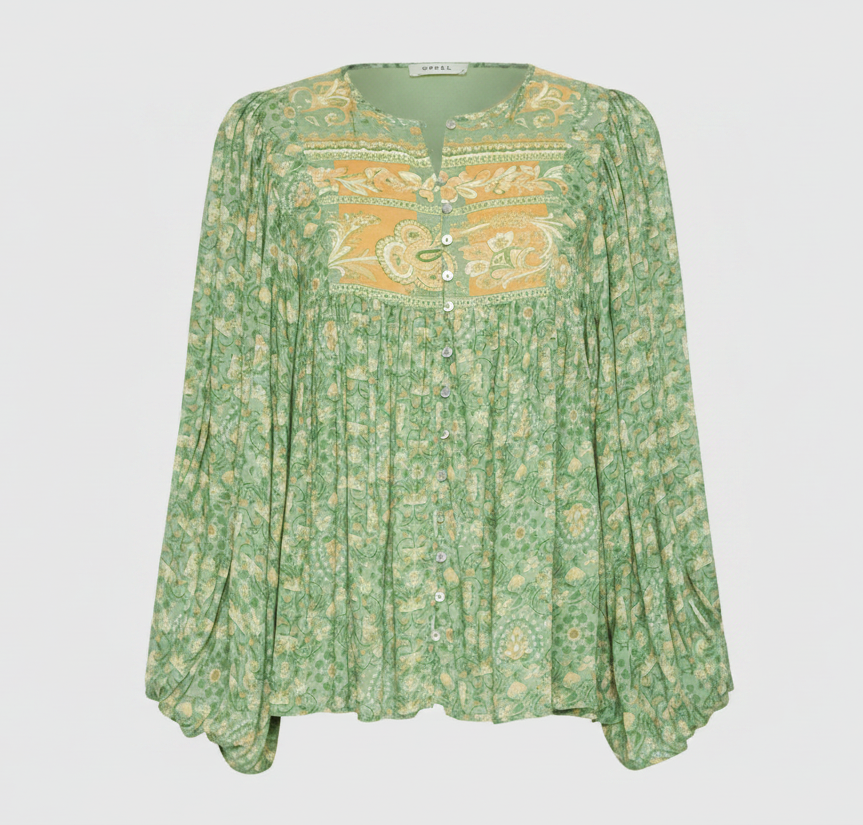 SPELL & THE GYPSY Madame Peacock Blouse - Size S