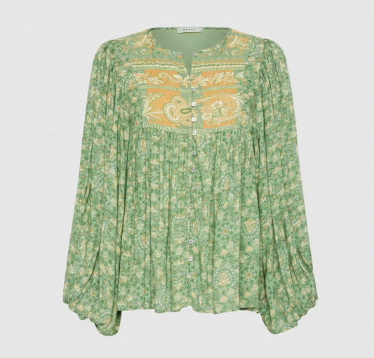 SPELL & THE GYPSY Madame Peacock Blouse - Size S