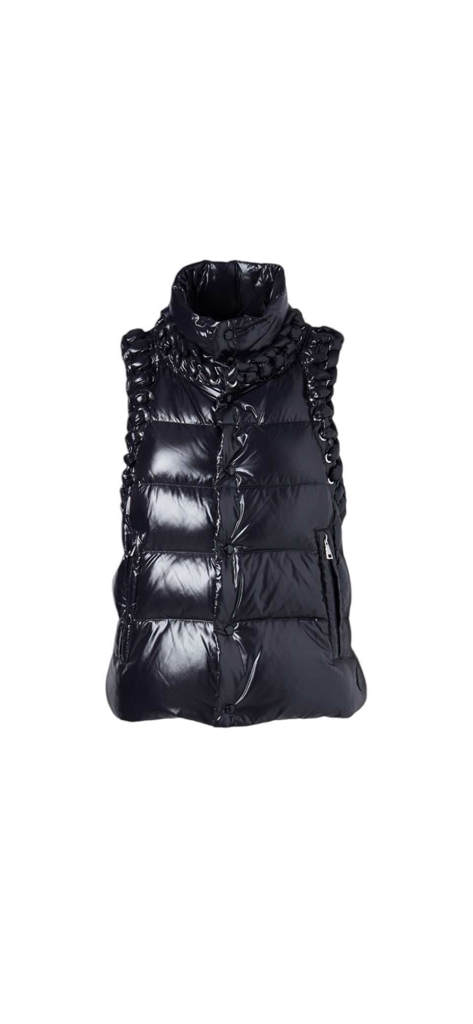 MONCLER GENIUS
6 Moncler x Noir Agate Down Puffer Vest - Size Medium