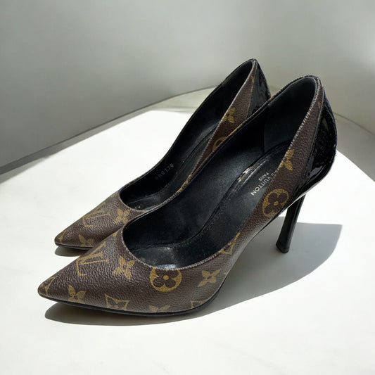Louis Vuitton Monogram Cherie Pumps - Size 36