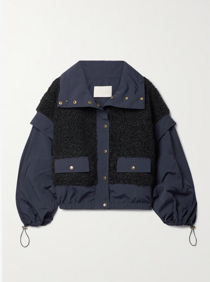 ULLA JOHNSON Aidan Shell and Fleece Jacket - Size L