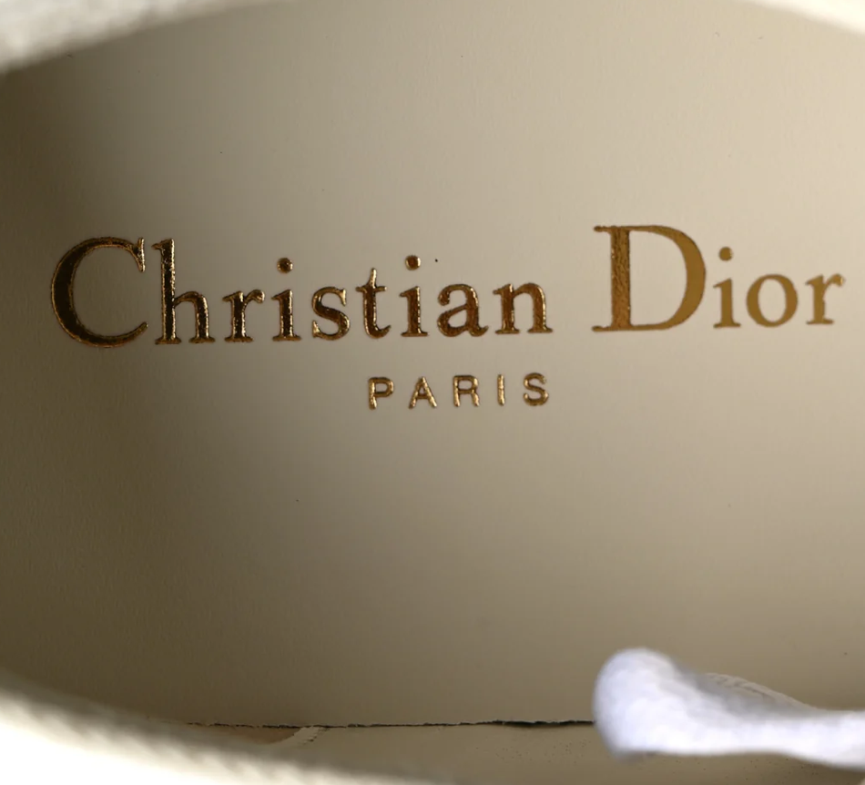 CHRISTIAN DIOR Canvas Embroidered Miss Dior Graffiti Walk'N'Dior Platform Sneakers - Size 40