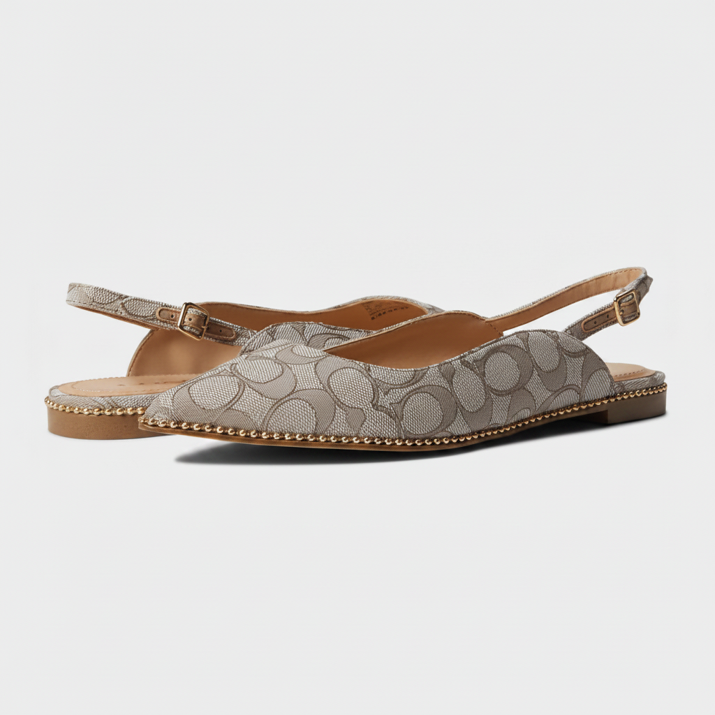 COACH Jacquard Slingback - Size 8.5