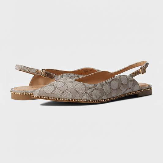 COACH Jacquard Slingback - Size 8.5