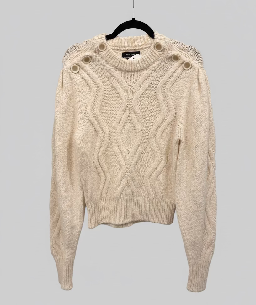 ISABEL MARANT Cream Sweater - Size M