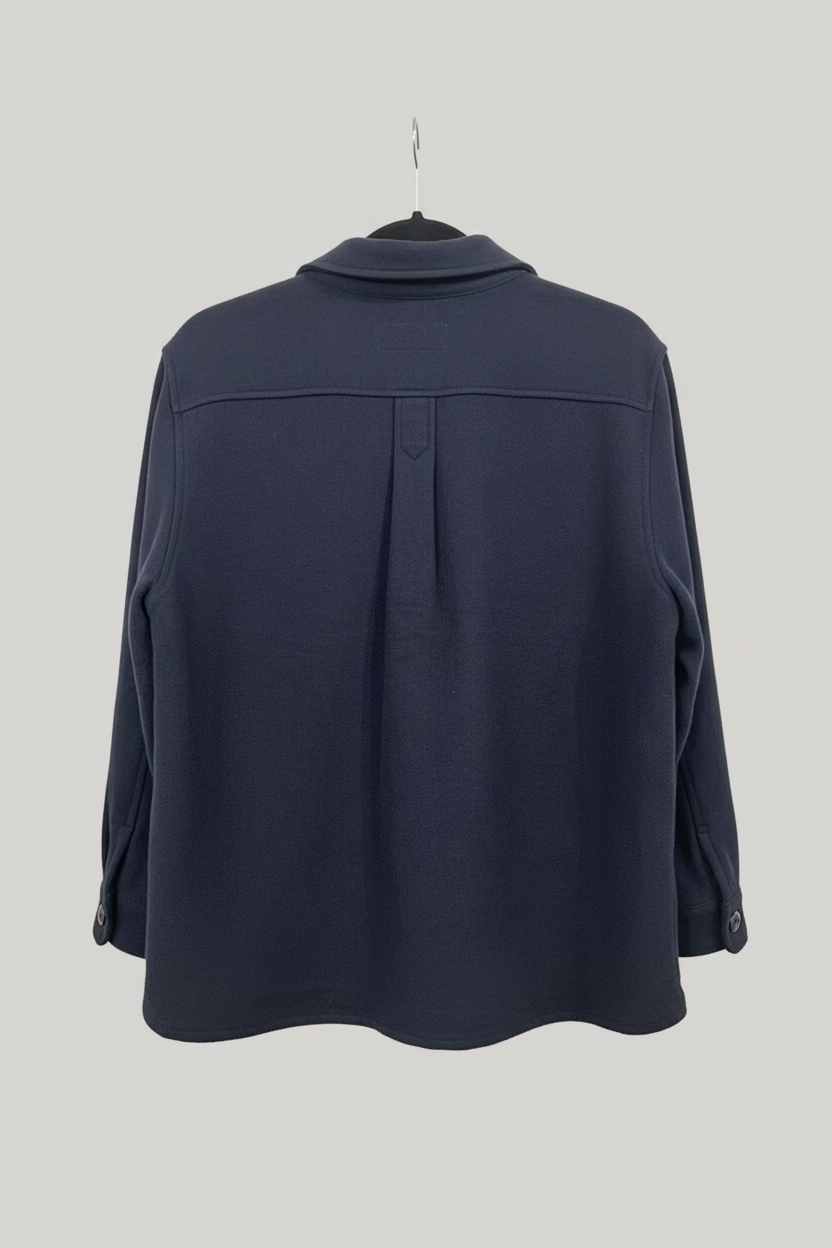 THE GREAT Navy Craftsman Shirt Jacket - Size M