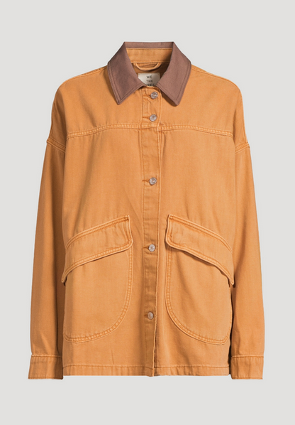 NEW* FREE PEOPLE Lemon Denim Barn Jacket - Size M