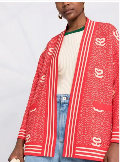 SANDRO Reversible Open Front Cardigan - Size S