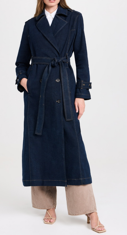 NEW* DL161 Denim Trench Coat - Size S