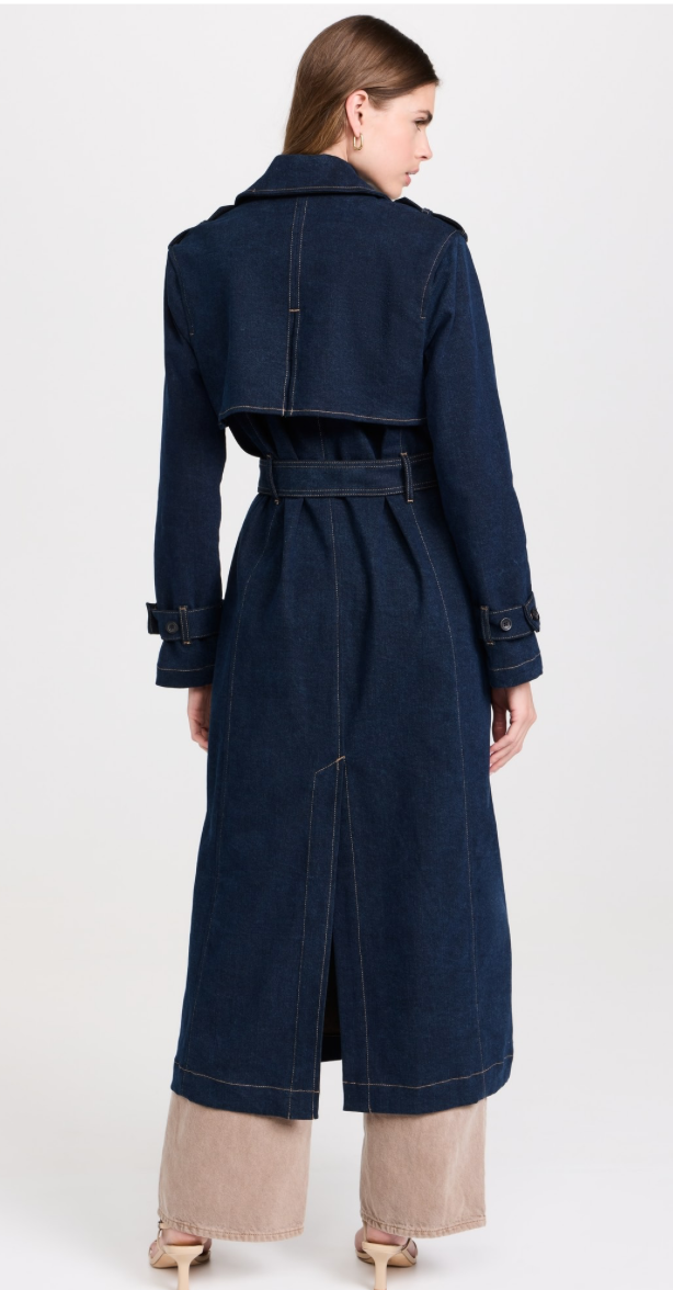 NEW* DL161 Denim Trench Coat - Size S