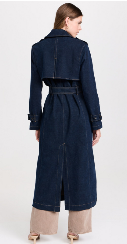 NEW* DL161 Denim Trench Coat - Size S