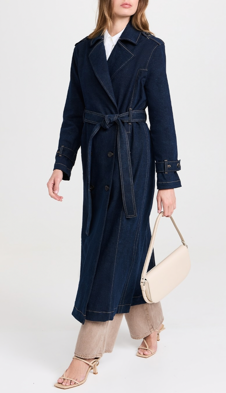 NEW* DL161 Denim Trench Coat - Size S