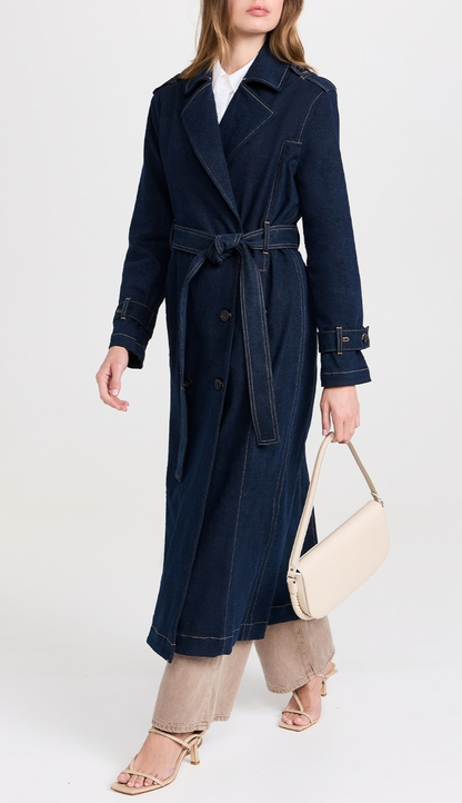 NEW* DL161 Denim Trench Coat - Size S